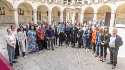 Fotografia de grup dels membres del projecte Europeu INVENT Cultura